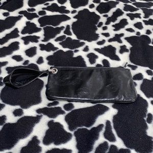 HOBO Black Leather Clutch/Wristlet